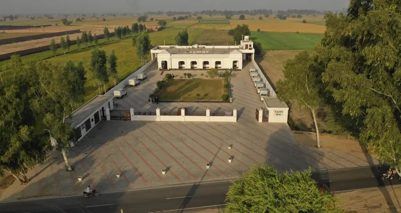 Aerial view of the Madhir kitchen